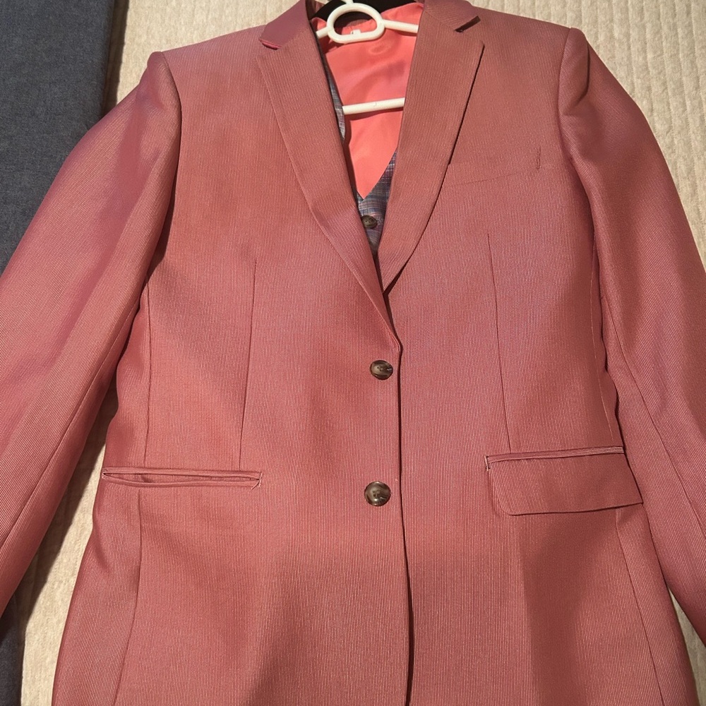 AshburyCo. Pink Blazer with Paisley Lining